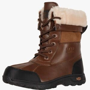 UGG Brown and Black Waterproof Boots with Traction Sole